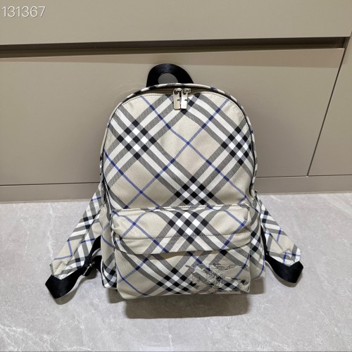 체크 런던 미디엄 토트백