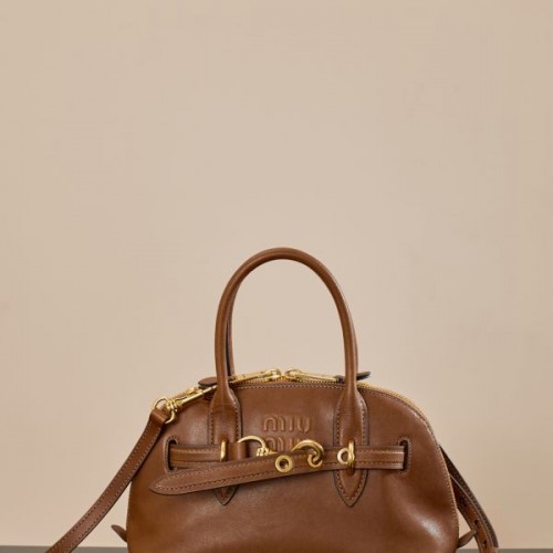 아방튀르 나파 레더 탑 핸들 백