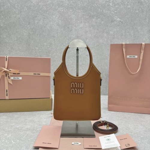 IVY 레더 핸드백